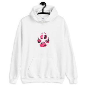 paws camo hoodie